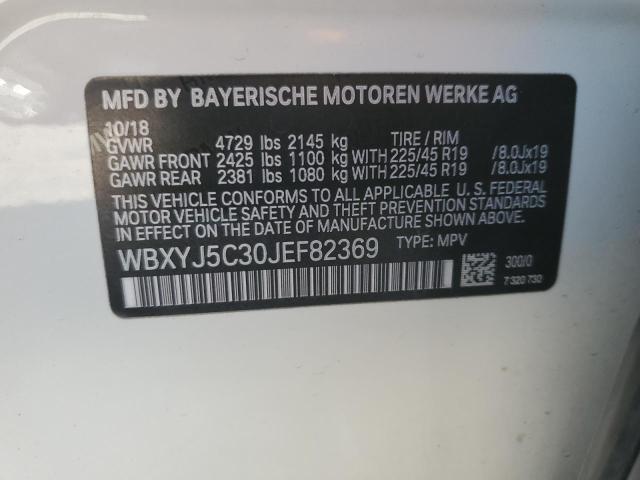 VIN WBXYJ5C30JEF82369 2018 BMW X2 no.13