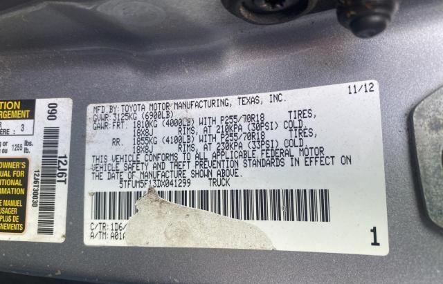 VIN 5TFUM5F13DX041299 2013 Toyota Tundra, Double Ca... no.10