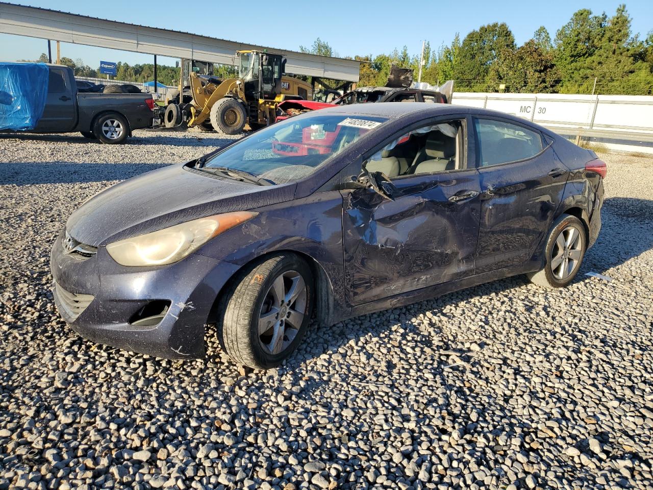 Lot #2938276721 2013 HYUNDAI ELANTRA GL