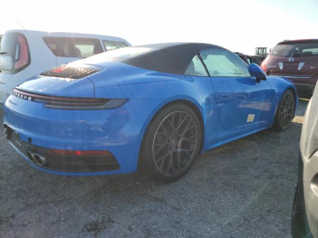 PORSCHE 911 CARRER 2022 blue  gas WP0CB2A94NS244388 photo #4