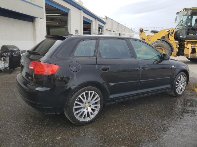 AUDI A3 2 2007 black  gas WAUHF78P07A126694 photo #4