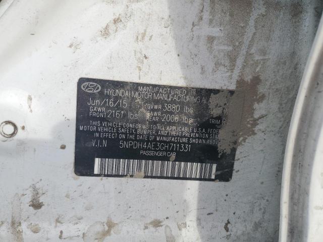 2016 HYUNDAI ELANTRA SE - 5NPDH4AE3GH711331