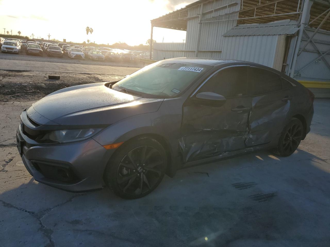 Lot #2986777142 2020 HONDA CIVIC SPOR