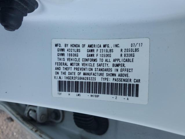 2017 HONDA ACCORD SPO - 1HGCR2F58HA265225