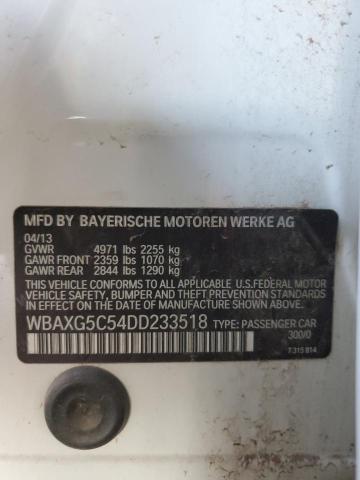 VIN WBAXG5C54DD233518 2013 BMW 5 SERIES no.12