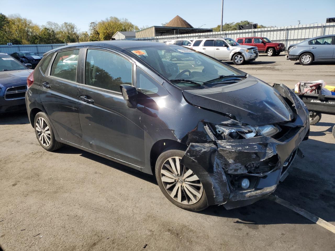 Lot #2928592043 2015 HONDA FIT EX