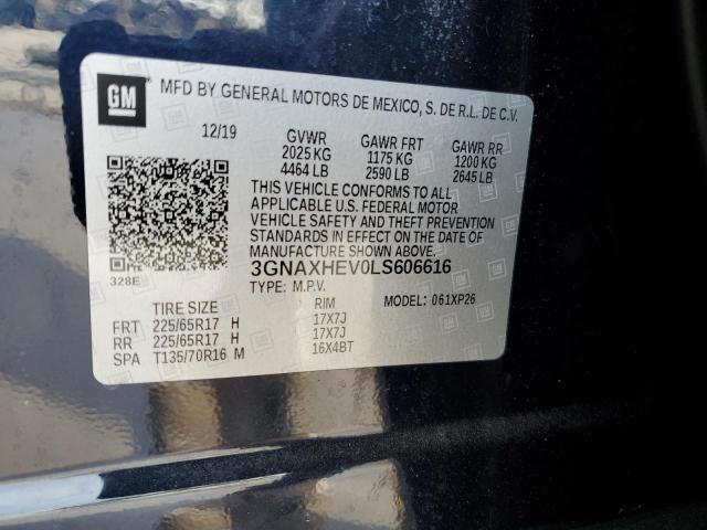 2020 CHEVROLET EQUINOX LS - 3GNAXHEV0LS606616