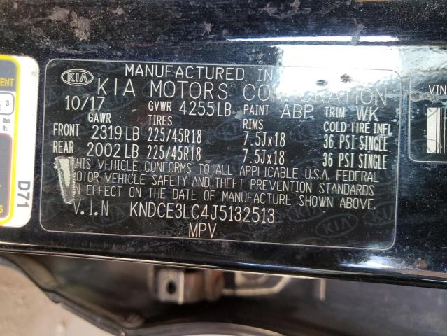 VIN KNDCE3LC4J5132513 2018 KIA Niro, Touring no.12