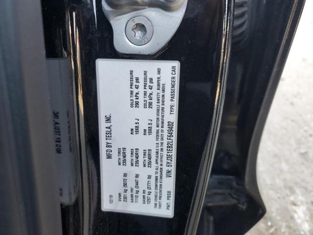 2020 TESLA MODEL 3 - 5YJ3E1EB2LF649402