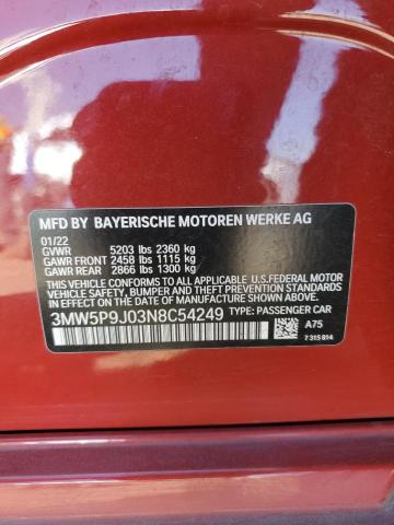 2022 BMW 330XE - 3MW5P9J03N8C54249