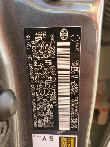 2017 TOYOTA PRIUS - JTDKBRFU5H3545901