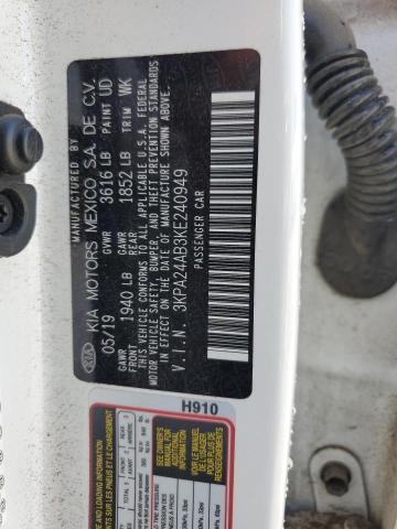 2019 KIA RIO S - 3KPA24AB3KE240949