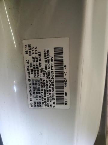 VIN 5FNRL5H64EB024363 2014 Honda Odyssey, Exl no.13