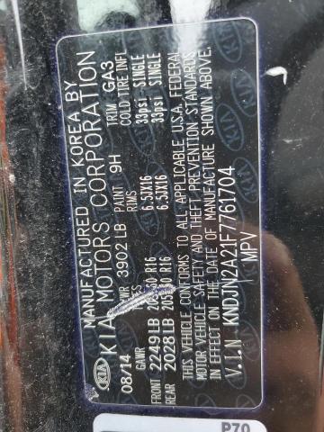 2015 KIA SOUL - KNDJN2A21F7761704