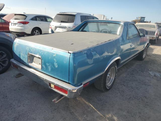 CHEVROLET EL CAMINO 1987 blue pickup gas 3GCCW80Z9HS905561 photo #4