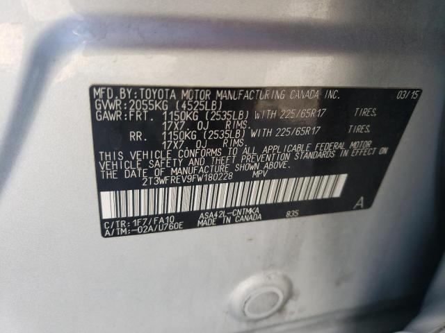 2015 TOYOTA RAV4 XLE - 2T3WFREV9FW180228