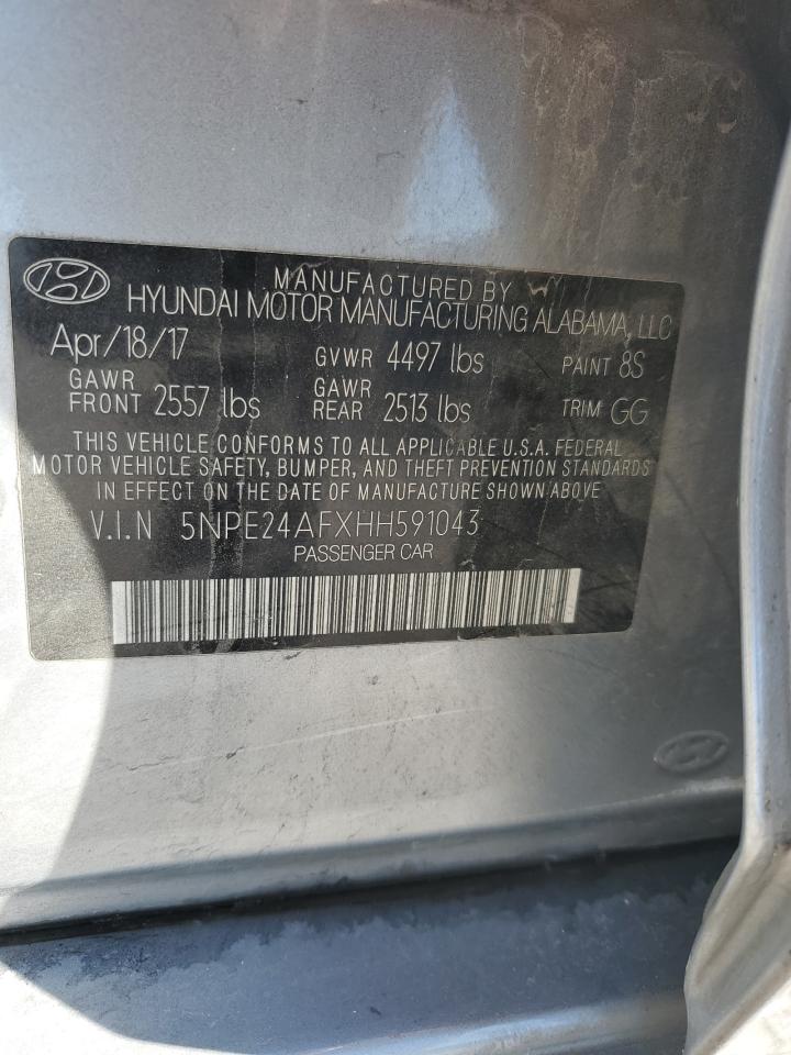 Lot #2955321715 2017 HYUNDAI SONATA SE