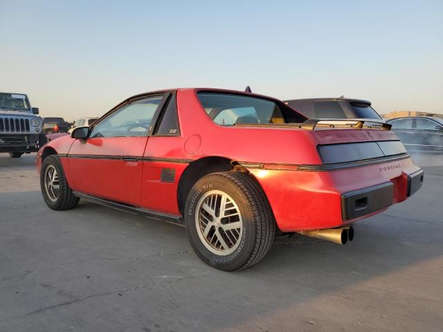 PONTIAC FIERO SE 1984 red  gas 1G2AF37R4EP209592 photo #3