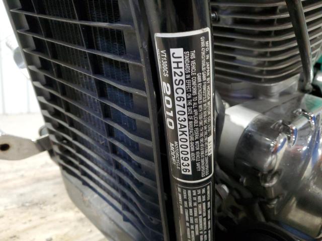 2010 HONDA VT1300 CS JH2SC6703AK000936