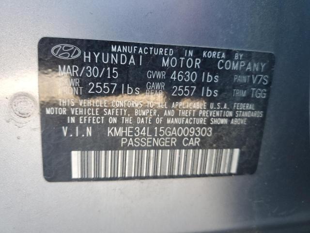 2016 HYUNDAI SONATA HYB - KMHE34L15GA009303