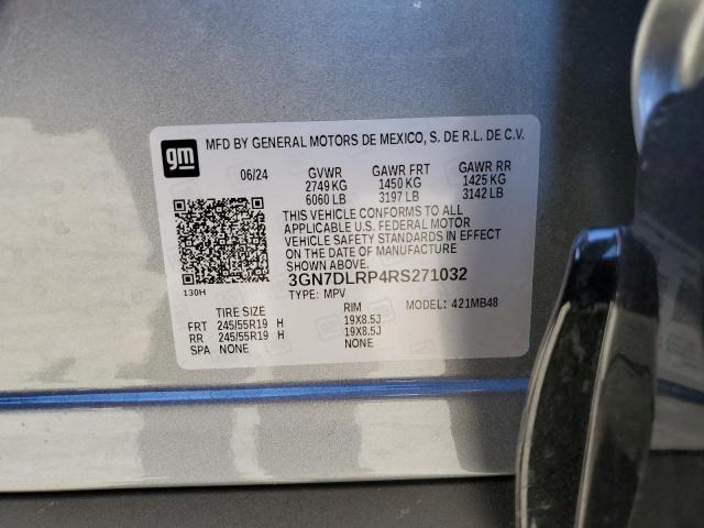 2024 CHEVROLET EQUINOX 2L 3GN7DLRP4RS271032