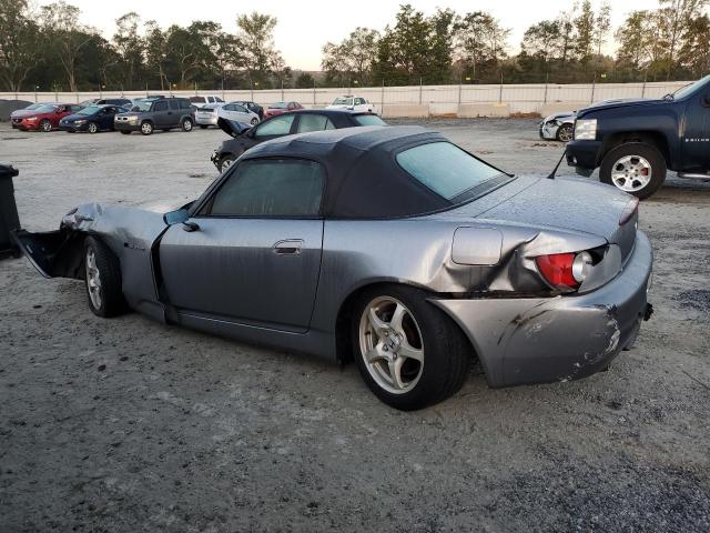 HONDA S2000 2000 gray converti gas JHMAP1142YT000291 photo #3