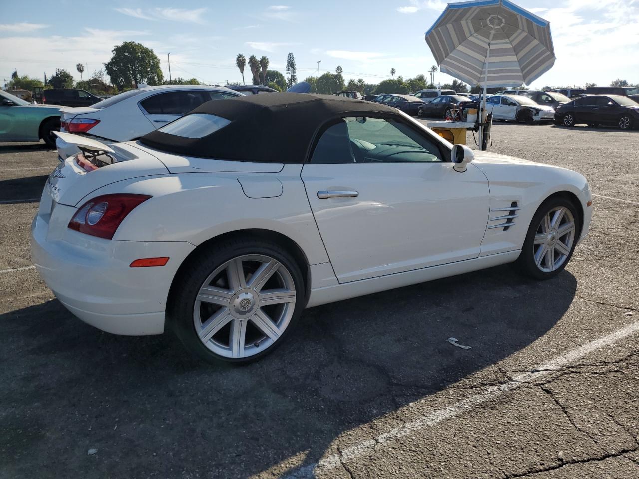 CHRYSLER CROSSFIRE 2006 white  gas 1C3AN65L56X063644 photo #4