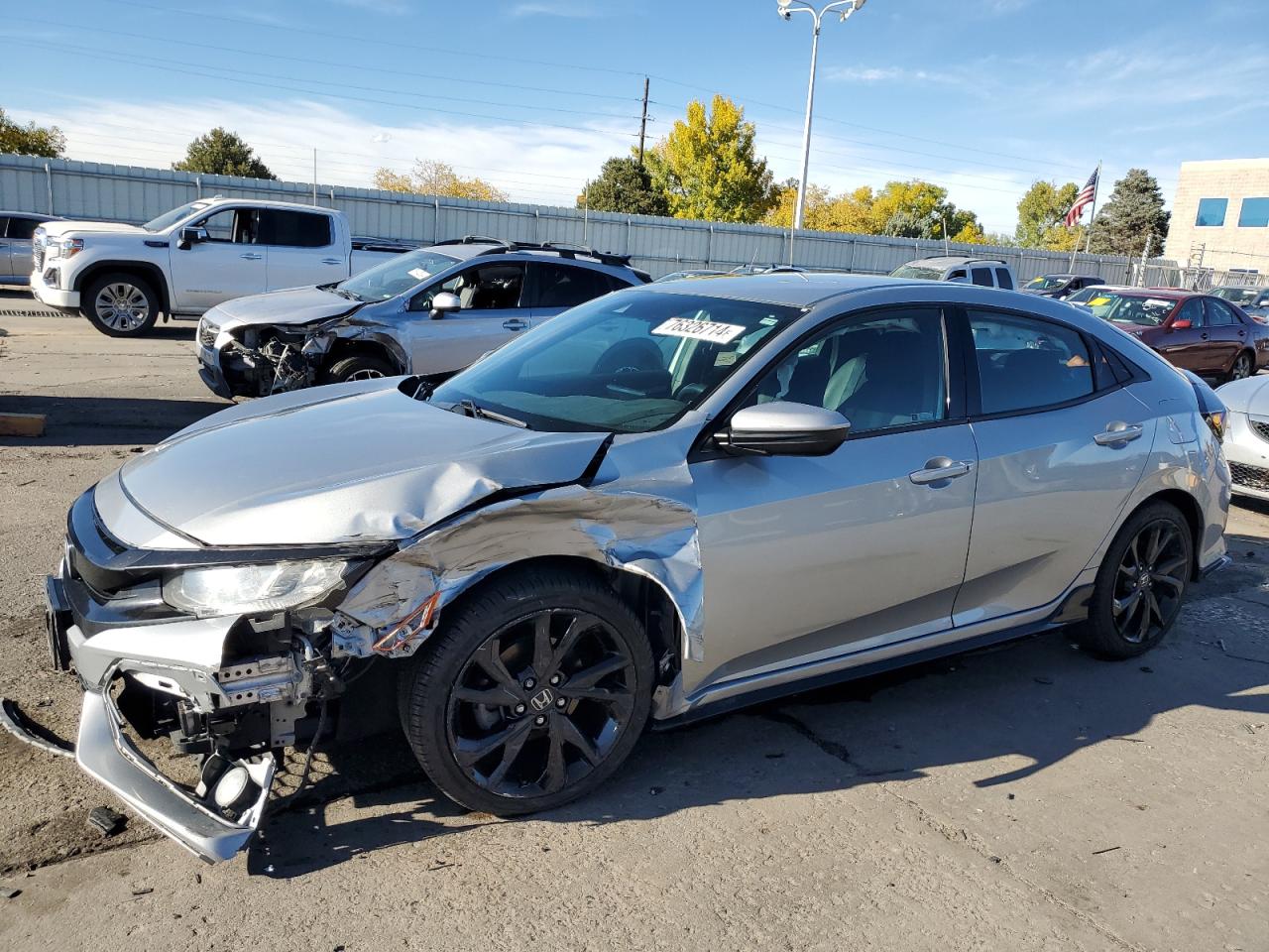 Lot #2971860016 2019 HONDA CIVIC SPOR