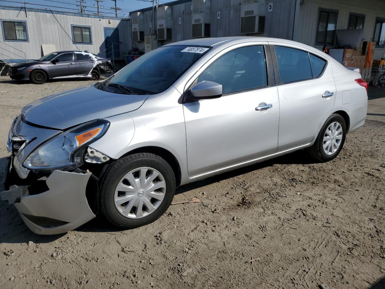 NISSAN VERSA S 2018 silver  gas 3N1CN7AP0JL824493 photo #1