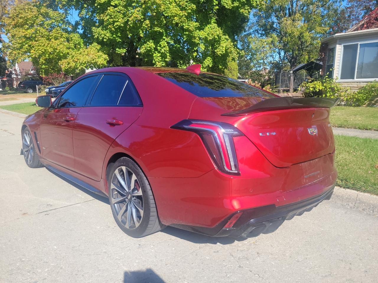 Lot #2907373958 2022 CADILLAC CT4-V BLAC