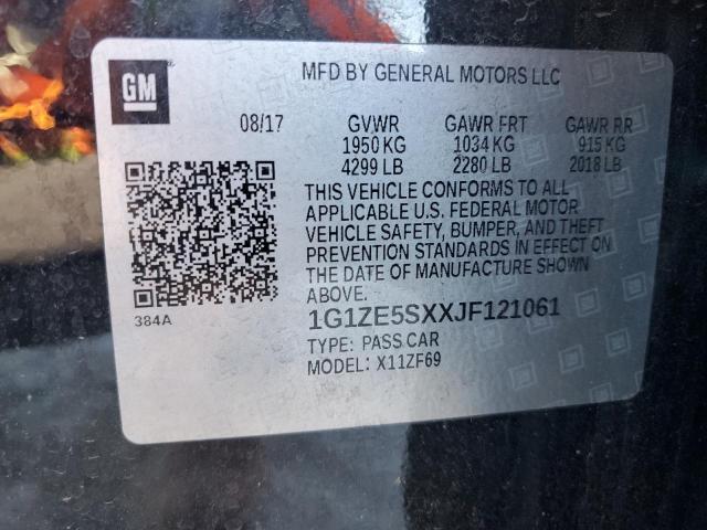 2018 CHEVROLET MALIBU PRE - 1G1ZE5SXXJF121061