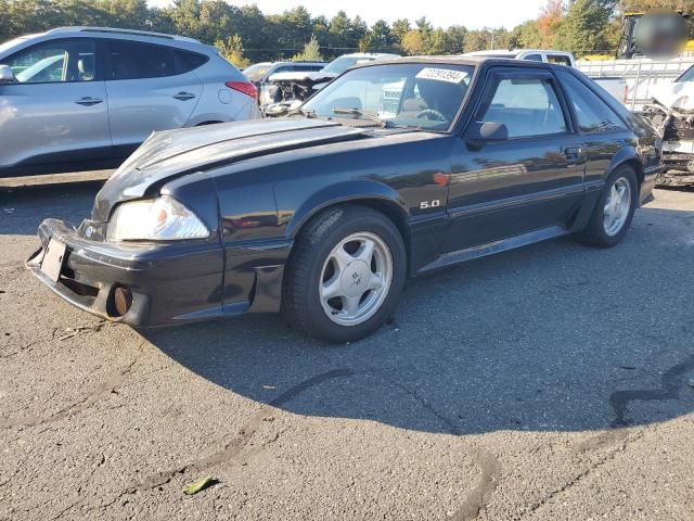 FORD MUSTANG GT 1988 black  gas 1FABP42E4JF134809 photo #1