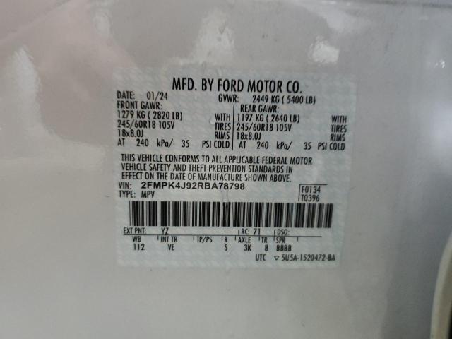 2024 FORD EDGE SEL - 2FMPK4J92RBA78798