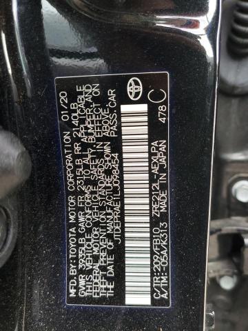 2020 TOYOTA COROLLA LE - JTDEPRAE1LJ098454