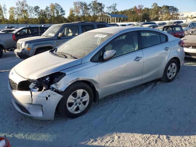 KIA FORTE LX 2017 silver  gas 3KPFK4A7XHE078019 photo #1