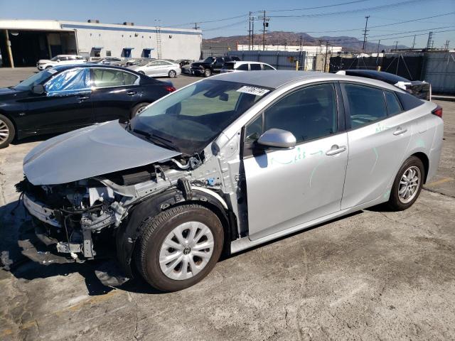 TOYOTA PRIUS NIGH 2022 silver  hybrid engine JTDKAMFU5N3178628 photo #1