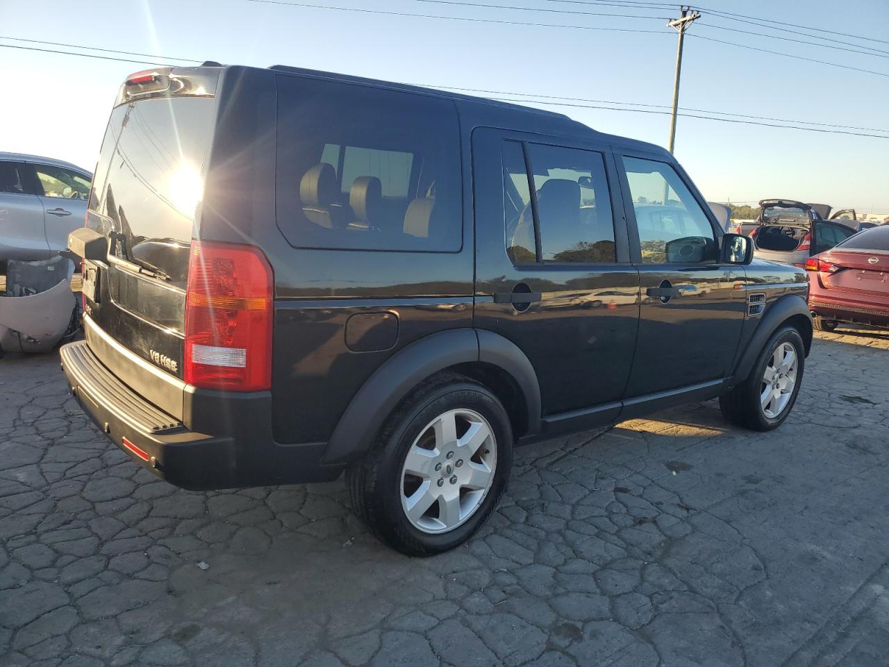 LAND ROVER LR3 HSE 2007 black 4dr spor gas SALAG25407A421169 photo #4