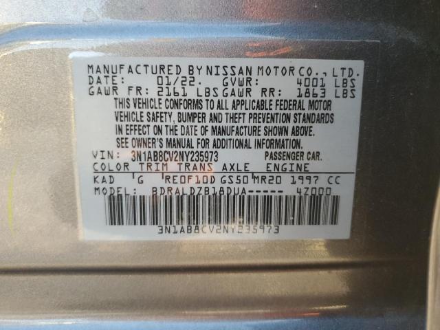 2022 NISSAN SENTRA SV - 3N1AB8CV2NY235973