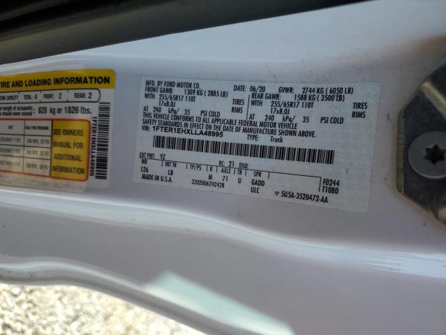 2020 FORD RANGER XL - 1FTER1EHXLLA48995