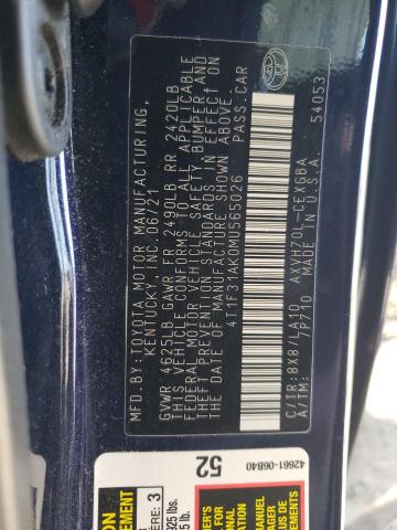 2021 TOYOTA CAMRY XLE - 4T1F31AK0MU565026