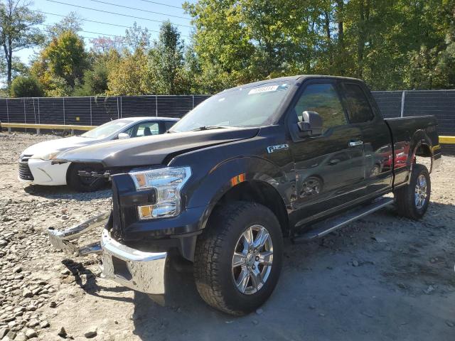 FORD F150 SUPER 2015 black  gas 1FTEX1E85FKE57499 photo #1