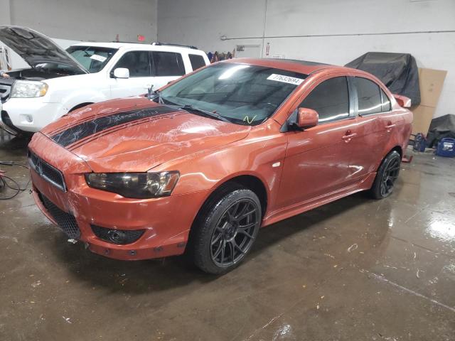 MITSUBISHI LANCER GTS 2009 orange  gas JA3AU86W19U017039 photo #1