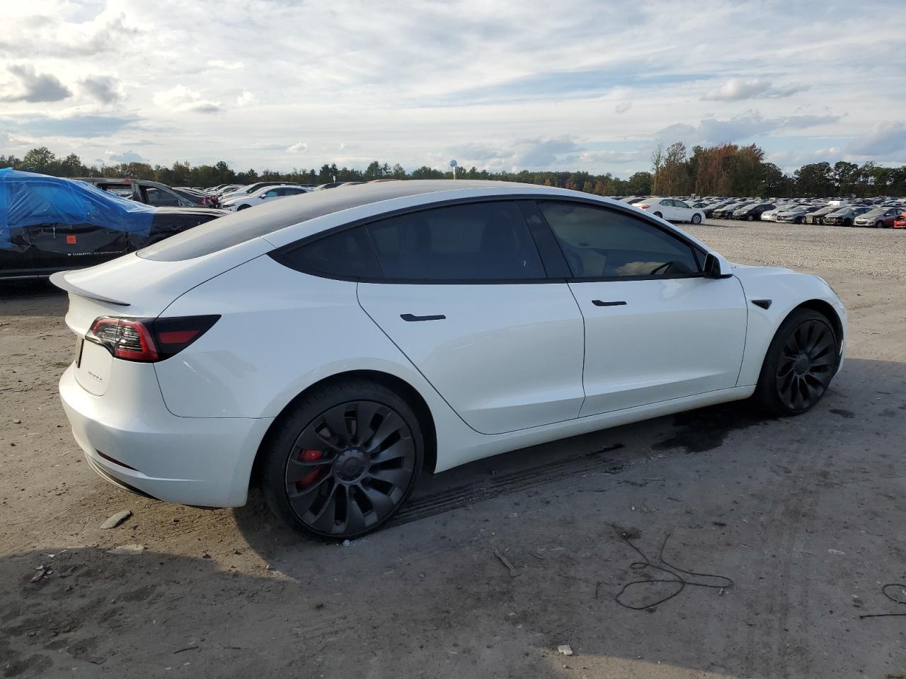 Lot #2976849783 2023 TESLA MODEL 3