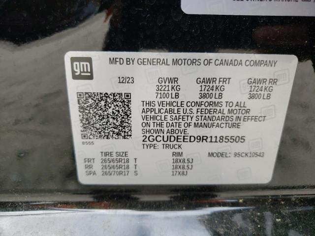 2024 CHEVROLET SILVERADO - 2GCUDEED9R1185505