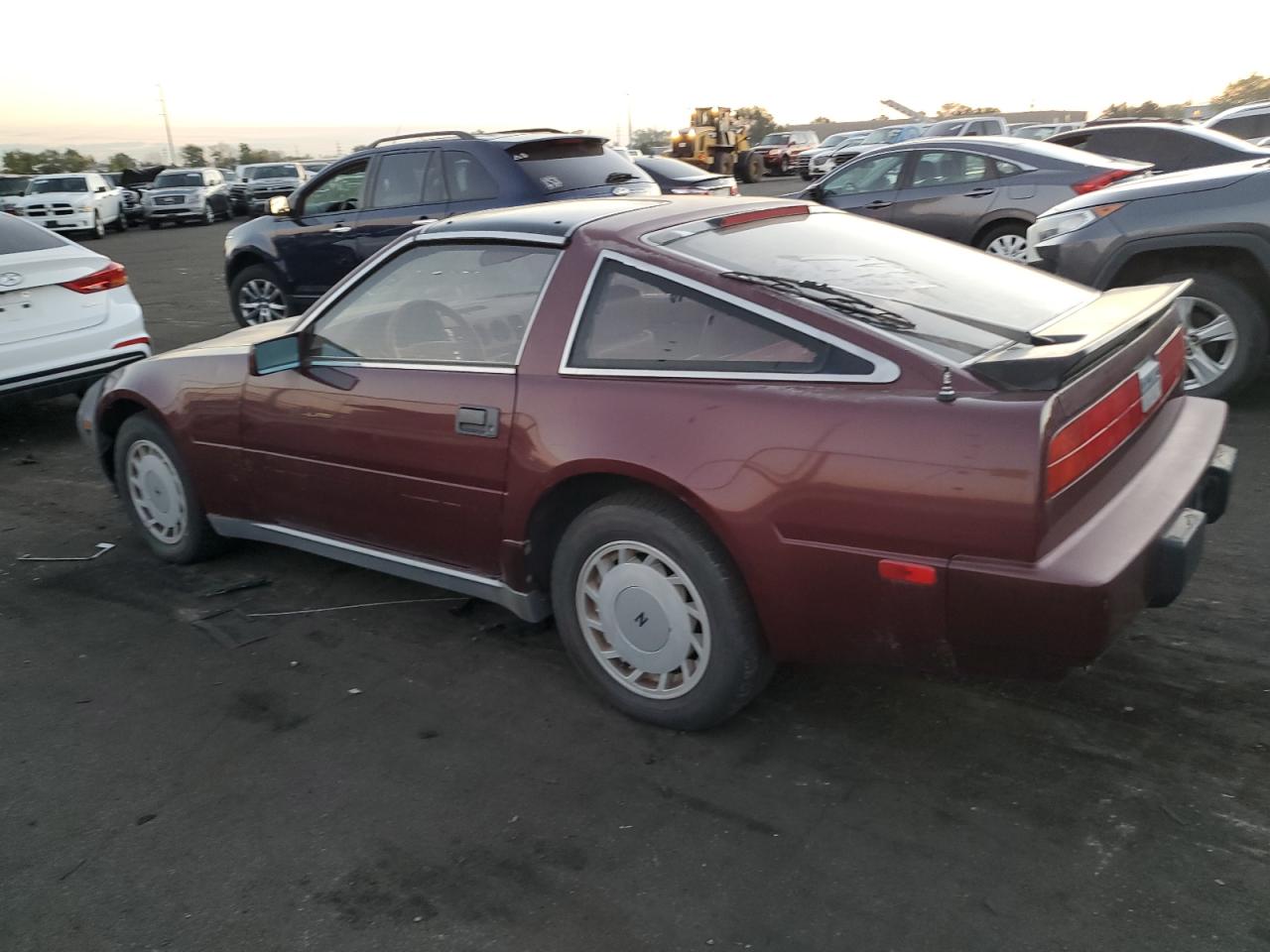 NISSAN 300ZX 1988 maroon  gas JN1HZ14S0JX274157 photo #3