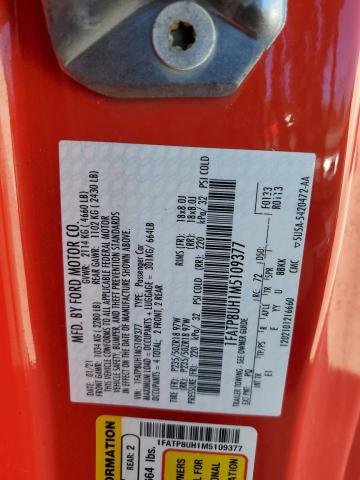 2021 FORD MUSTANG - 1FATP8UH1M5109377
