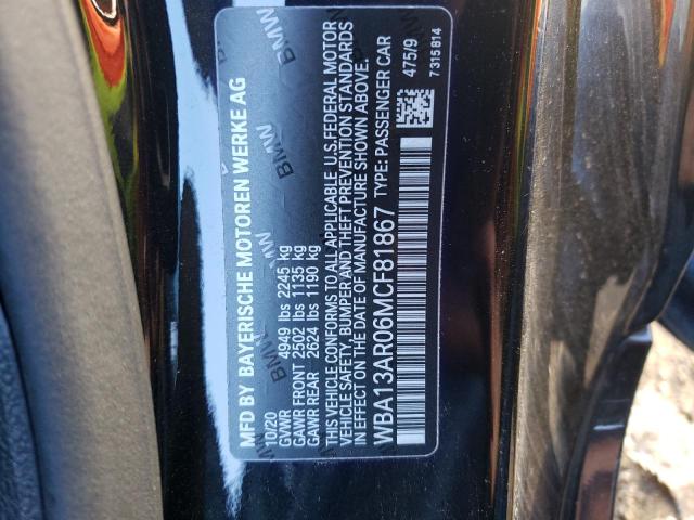 2021 BMW M440XI - WBA13AR06MCF81867