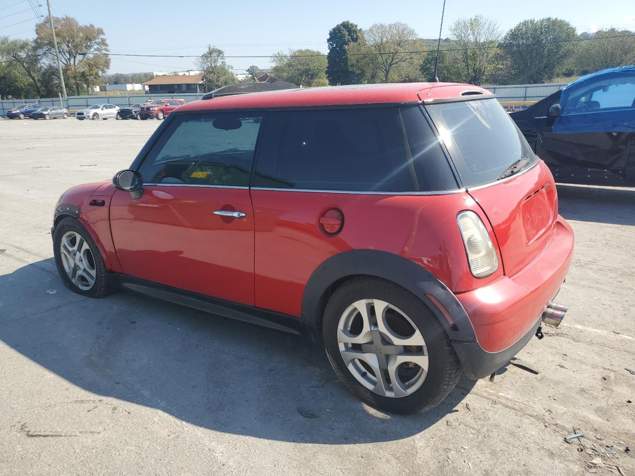 MINI COOPER S 2004 red  gas WMWRE334X4TD90165 photo #3