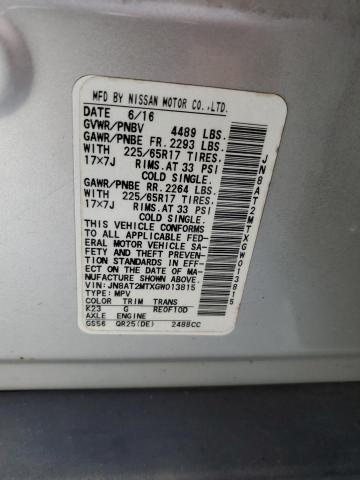 2016 NISSAN ROGUE S - JN8AT2MTXGW013815