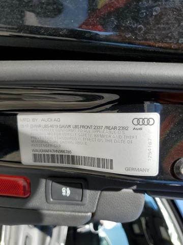 2017 AUDI A4 ULTRA P WAUGMAF47HN066785